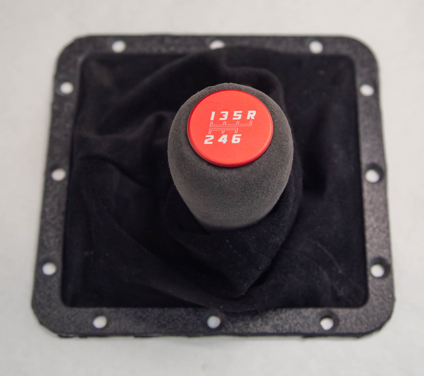 Billet Shift Knob Cap in Red – Gen 6 Camaro (Manual)