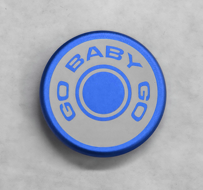 Billet Shift Knob Cap in Blue – Gen 6 Camaro (Manual)