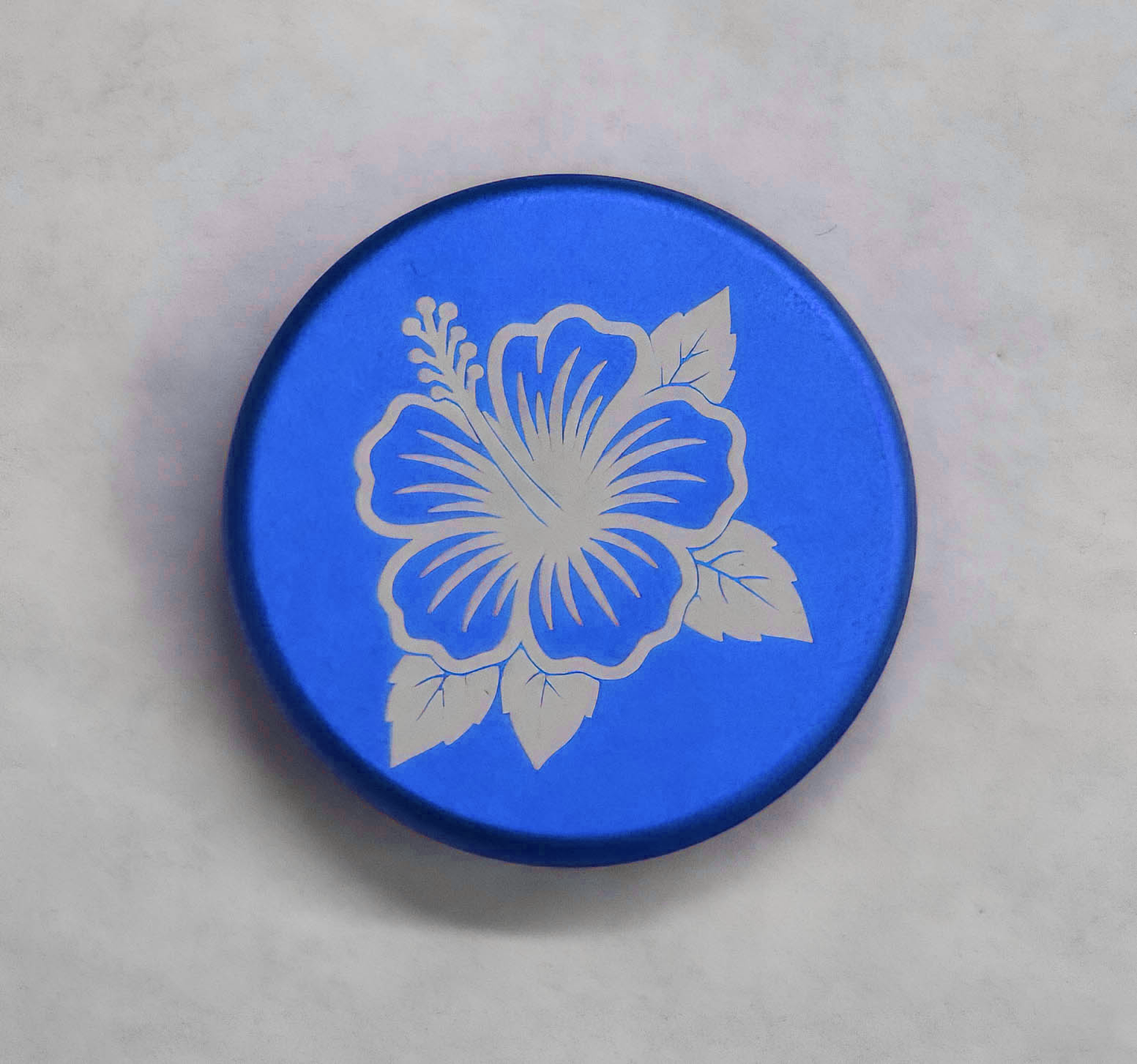 Billet Shift Knob Cap in Blue – Gen 6 Camaro (Manual)