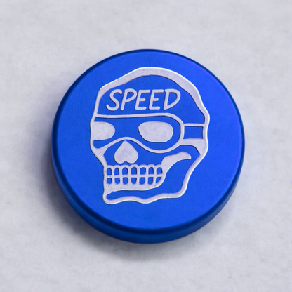 Billet Shift Knob Cap in Blue – Gen 6 Camaro (Manual)