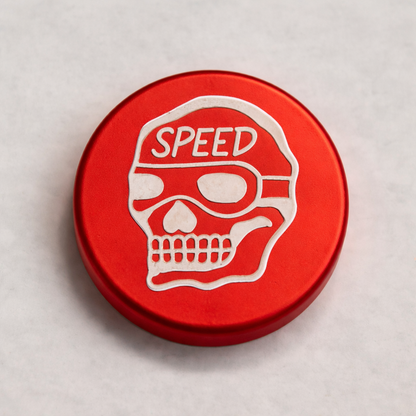 Billet Shift Knob Cap in Red – Gen 6 Camaro (Manual)