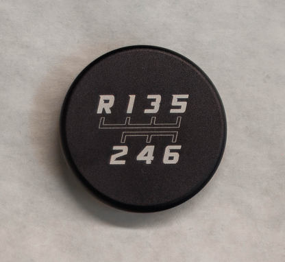 Billet Shift Knob Cap in Black – Gen 6 Camaro (Manual)