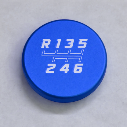 Billet Shift Knob Cap in Blue – Gen 6 Camaro (Manual)