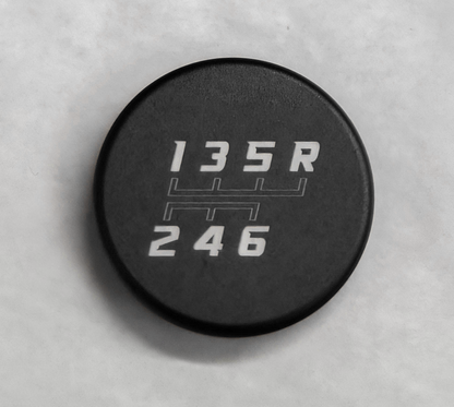 Billet Shift Knob Cap in Black – Gen 6 Camaro (Manual)